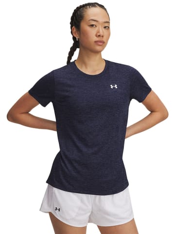 Under Armour Koszulka sportowa "Twist" w kolorze granatowym