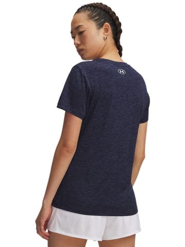 Under Armour Koszulka sportowa "Twist" w kolorze granatowym