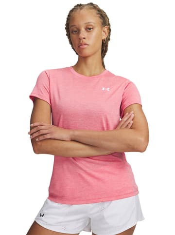 Under Armour Koszulka sportowa "Twist" w kolorze jasnoróżowym