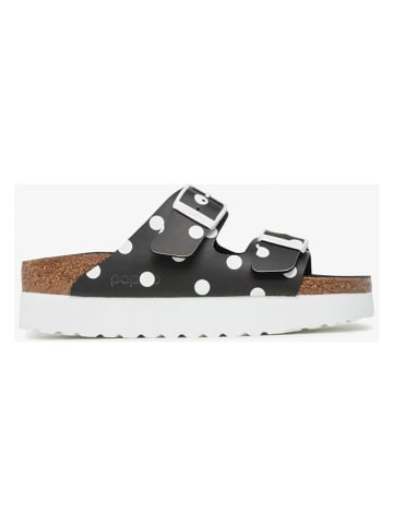 Birkenstock Klapki "Arizona" w kolorze czarno-białym