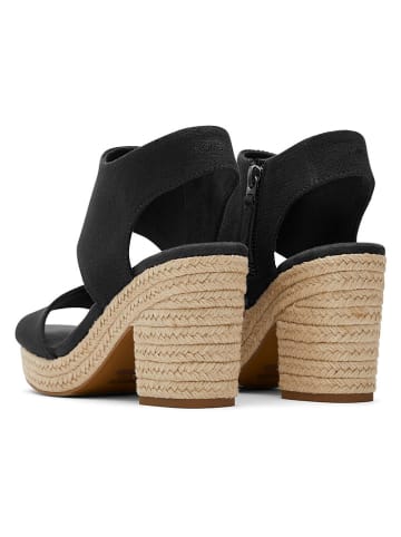 TOMS Sandaletten in Schwarz