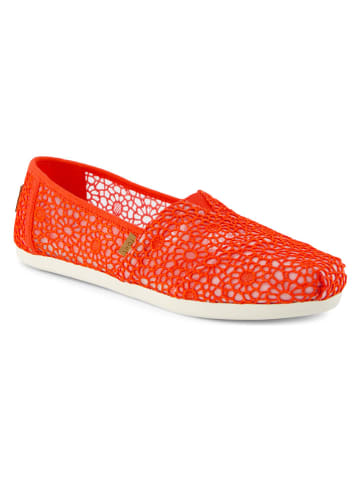 TOMS Espadryle w kolorze czerwonym