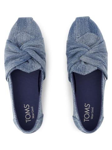 TOMS Espadryle w kolorze niebieskim