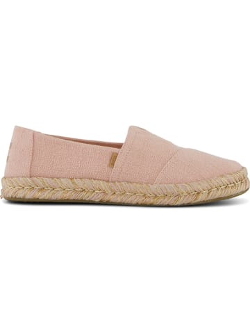TOMS Espadryle w kolorze jasnoróżowym