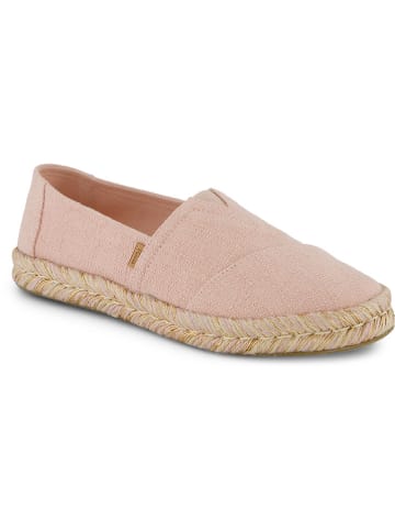 TOMS Espadryle w kolorze jasnoróżowym
