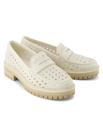 TOMS Leren mocassins wit