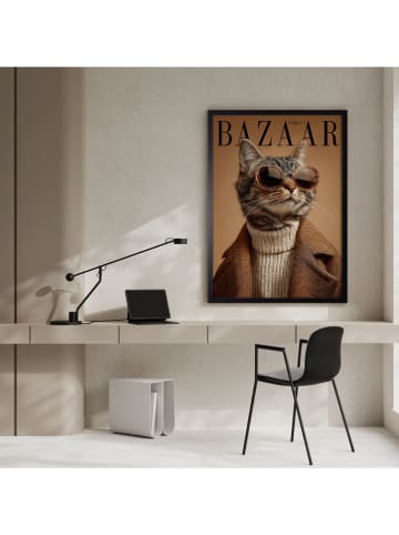 Ingelijste kunstdruk "Bazaar Camel" - (L)70 x (B)50 cm