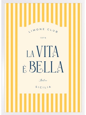 Ars Longa Druk artystyczny "La Vita Bella" w ramce - 70 x 50 cm
