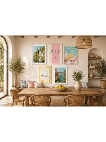 Ars Longa Druk artystyczny "La Vita Bella" w ramce - 70 x 50 cm
