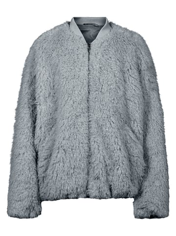 Herrlicher Teddyjacke "Yaya" in Blaugrau