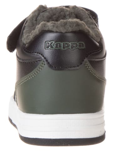 Kappa Sneakers "Kora" in Schwarz/ Khaki