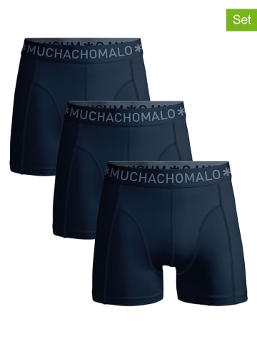 Muchachomalo 3-delige set: boxershorts donkerblauw