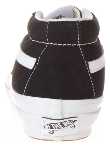 Vans Leren sneakers "Sk8-Mid" zwart