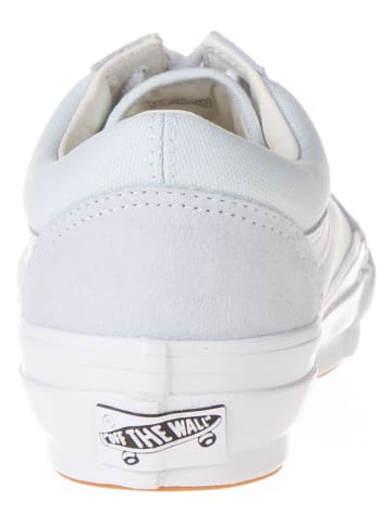 Vans Skórzane sneakersy "Old Skool" w kolorze błękitnym