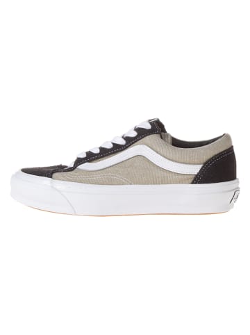 Vans Leren sneakers "Old Skool" beige/zwart