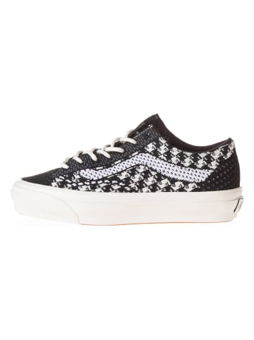Vans Leren sneakers "Old Skool" wit/zwart