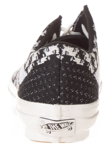 Vans Leren sneakers "Old Skool" wit/zwart