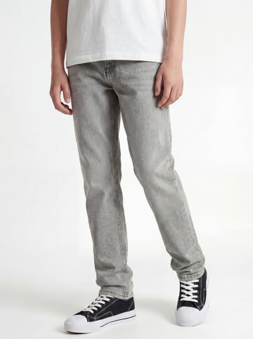 JACK & JONES Junior Spijkerbroek "Chris" - slim fit - lichtgrijs