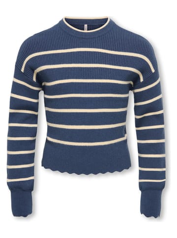 KIDS ONLY Trui "Ibi" blauw/crème