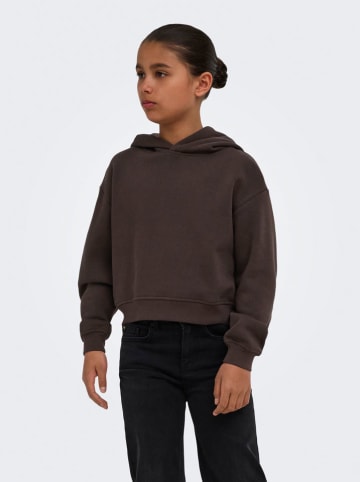 KIDS ONLY Hoodie "Sweat" in Braun