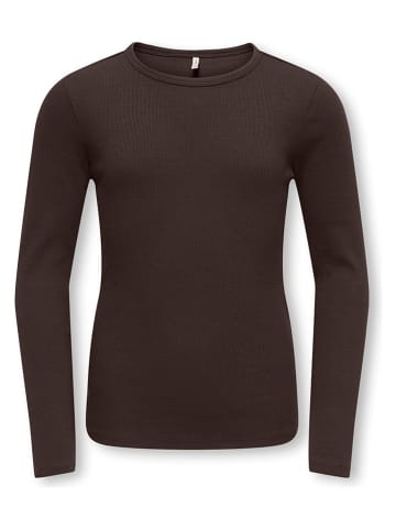 KIDS ONLY Longsleeve "Lucky" in Braun