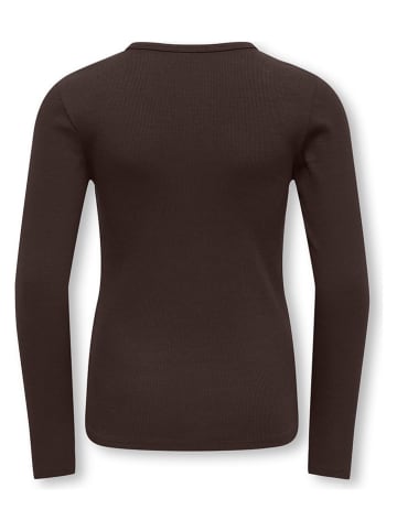 KIDS ONLY Longsleeve "Lucky" in Braun