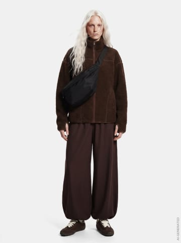 Pieces Fleece vest bruin