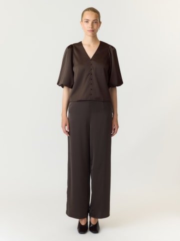 YAS Bluse in Braun