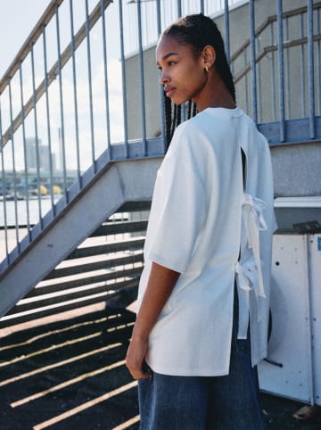 Noisy may Shirt in Weiß