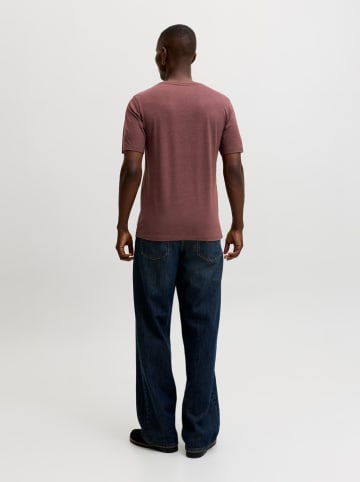 Jack & Jones Koszulka "Jjeorganic" w kolorze czerwonym