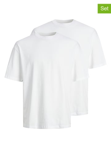 Jack & Jones 2er-Set: Shirts "Jjebradley" in Weiß