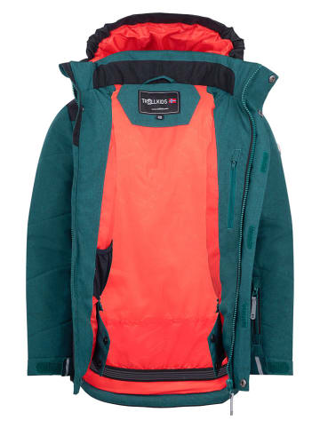 Trollkids Ski-/ Snowboardjacke "Norefjell" in Grün