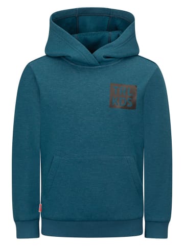 Trollkids Hoodie "Rosfjord" in Blau