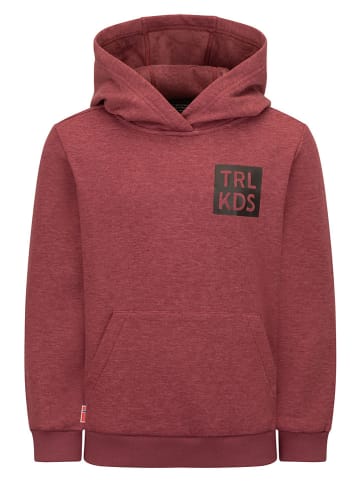Trollkids Hoodie "Rosfjord" in Rot