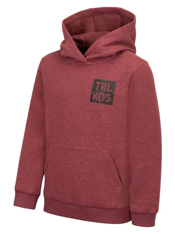 Trollkids Hoodie "Rosfjord" rood