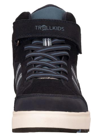 Trollkids Leder-Sneakers "Grimstad" in Schwarz