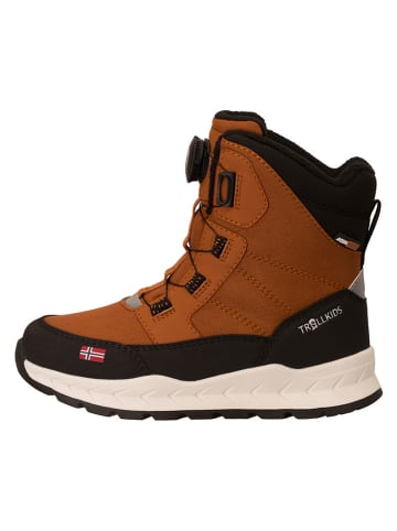 Trollkids Winterboots "Torvik" lichtbruin/zwart