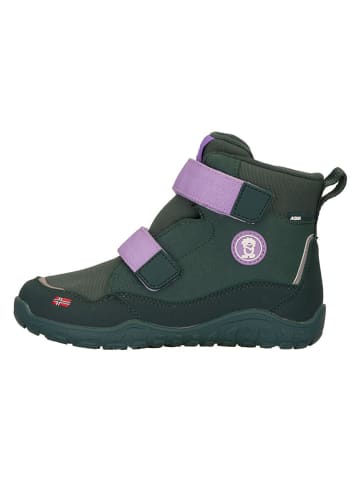 Trollkids Buty barefoot "Lyngdal" w kolorze zielonym