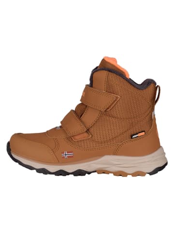 Trollkids Winterboots "Hafjell" in Hellbraun
