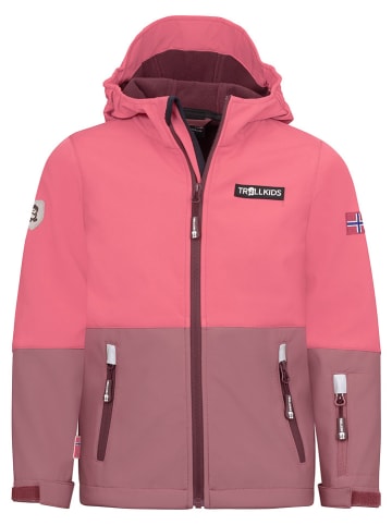 Trollkids Softshelljacke "Skjorta" in Rosa