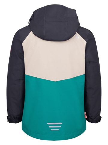 Trollkids 3in1-Funktionsjacke "Bryggen" in Schwarz/ Grün