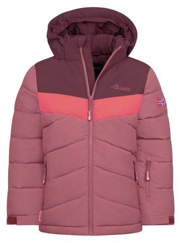 Trollkids Winterjas "Gryllefjord" lichtroze/rood