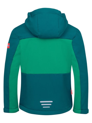 Trollkids Kurtka softshellowa "Bergsfjord" w kolorze zielonym