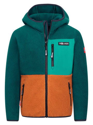 Trollkids Fleecejacke "Aurlandsfjord" in Grün