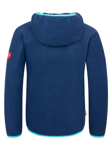 Trollkids Fleece vest "Aurlandsfjord" blauw/paars