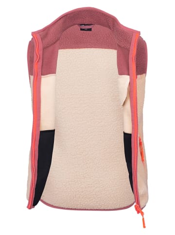 Trollkids Fleeceweste "Hemsedal" in Beige/ Rosa