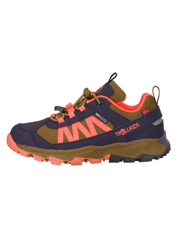 Trollkids Trekkingschuhe "Tronfjell" in Khaki/ Dunkelblau
