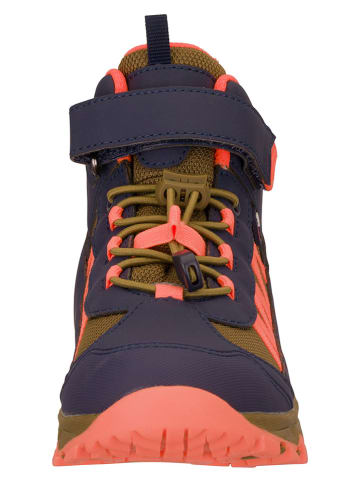 Trollkids Buty trekkingowe "Tronfjell" w kolorze granatowo-oliwkowym