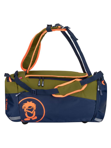 Trollkids Reistas "Duffle Bag" kaki/donkerblauw - (B)52 x (H)30 x (T)25 cm