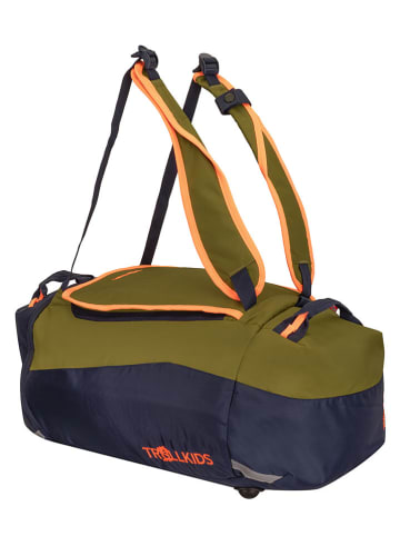 Trollkids Torba podróżna "Duffle Bag" w kolorze oliwkowo-granatowym - 52 x 30 x 25 cm